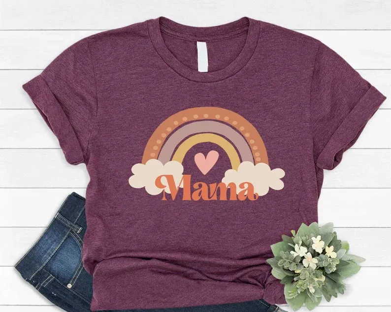 Mama & Mini Rainbow Delight Matching Shirts