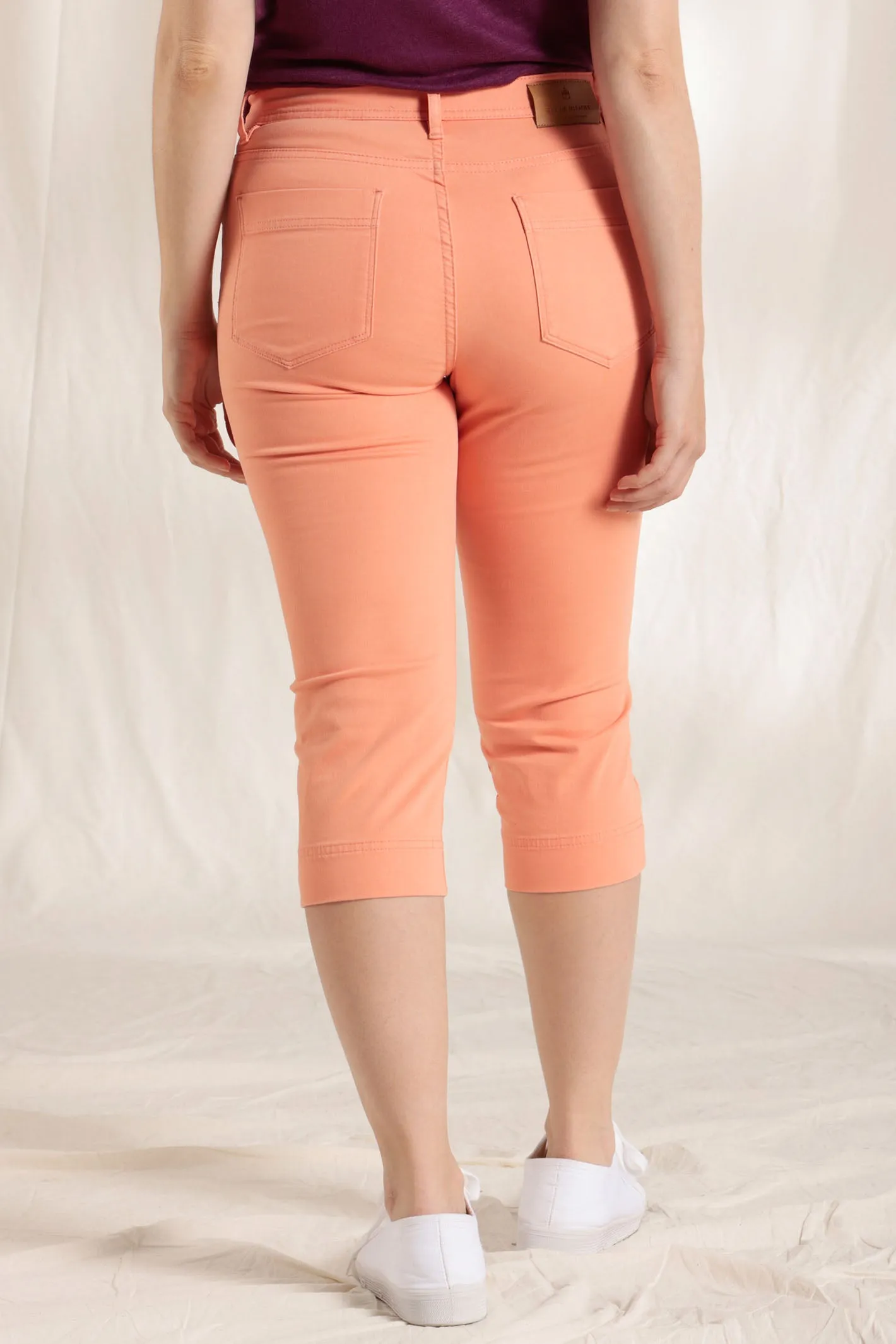 Mat De Misaine Parsoncor-34725 U34 Salmon Cropped Jeans