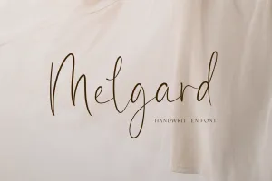 Melgard - Handwritten Script Font