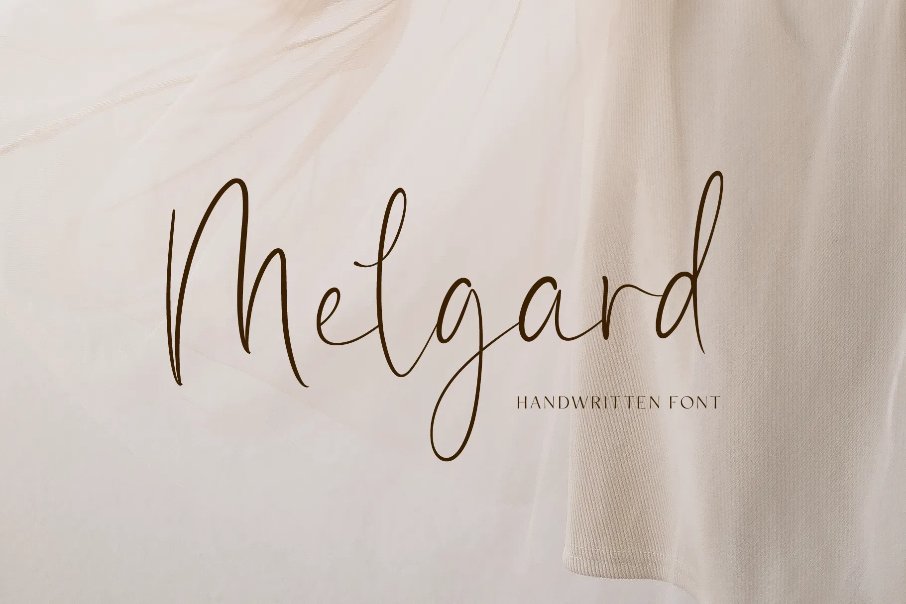 Melgard - Handwritten Script Font