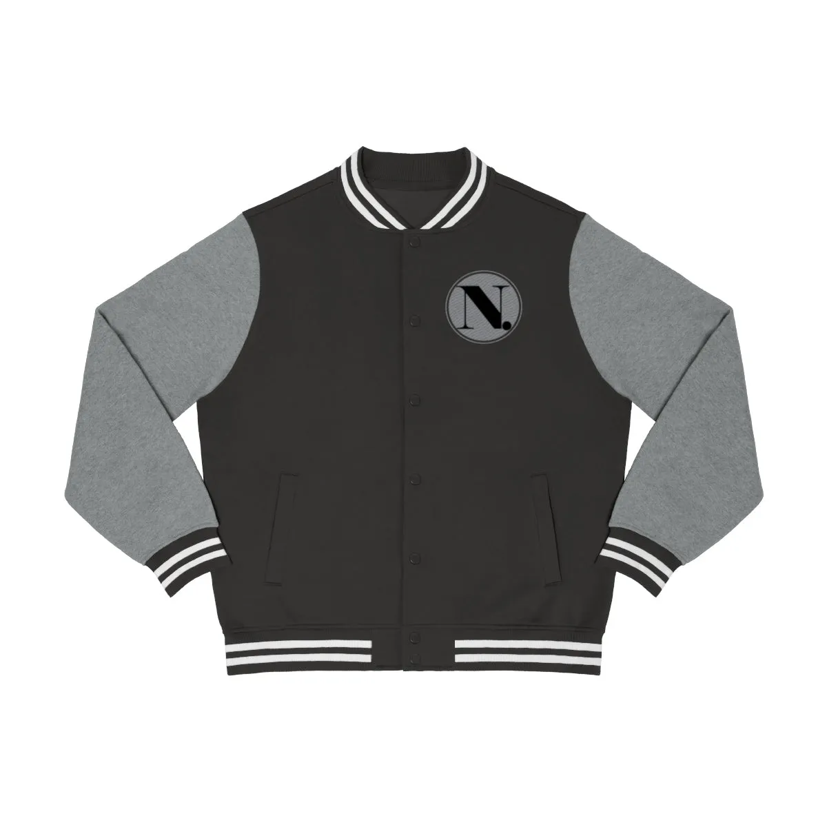 Men's Varsity Jacket (ND) Coin Print Logo