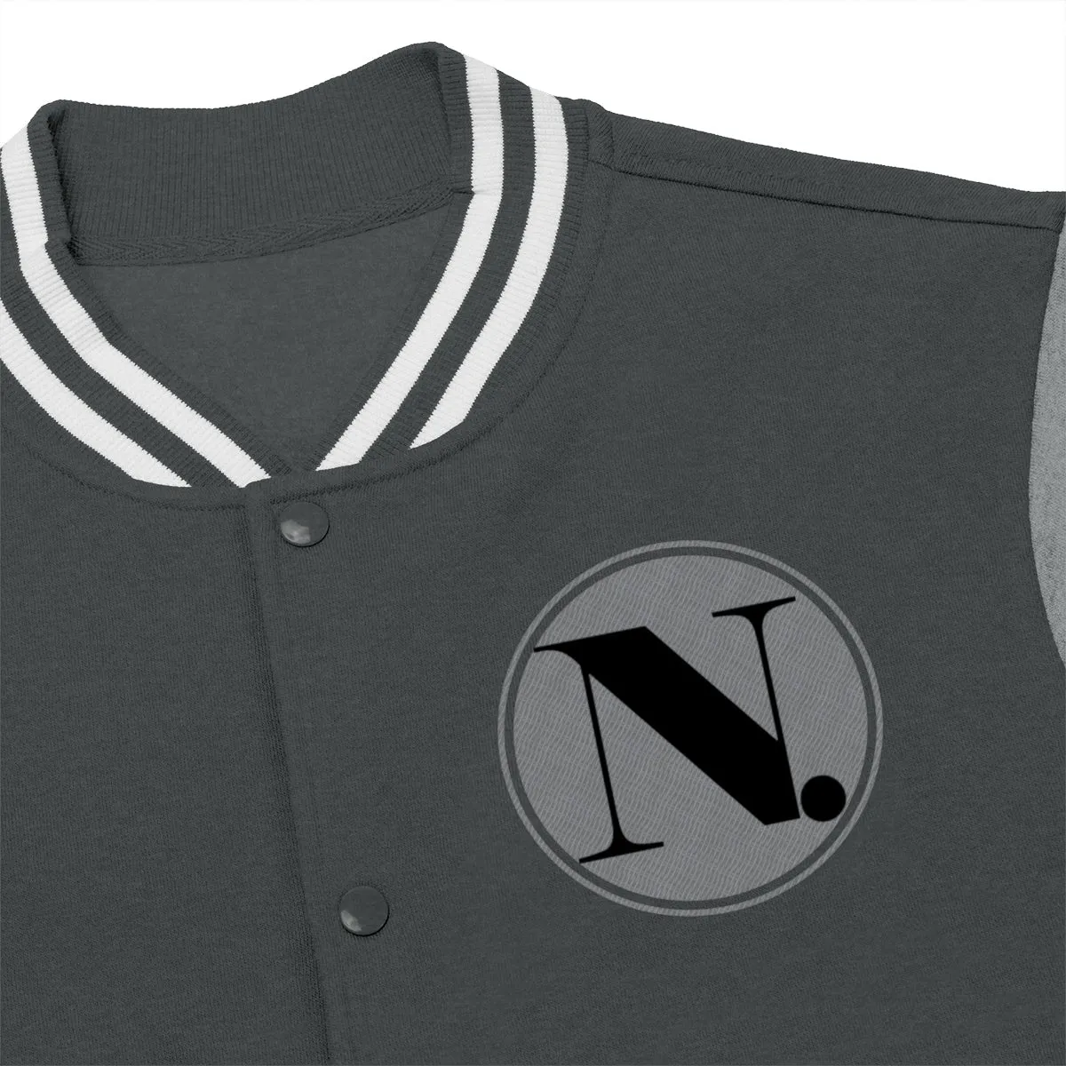 Men's Varsity Jacket (ND) Coin Print Logo