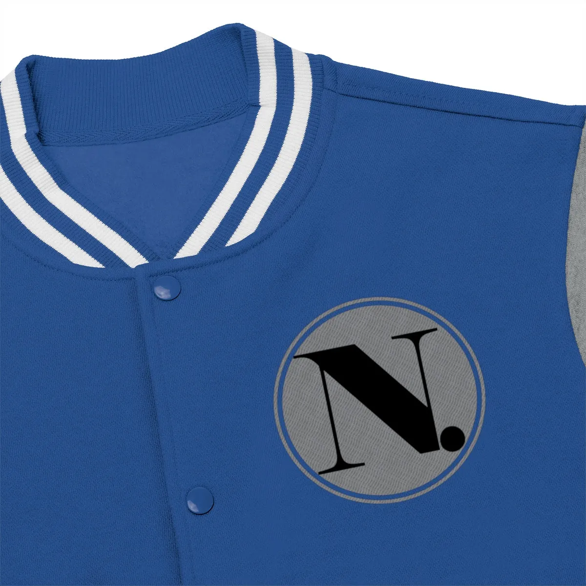 Men's Varsity Jacket (ND) Coin Print Logo