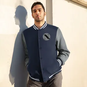 Men's Varsity Jacket (ND) Coin Print Logo