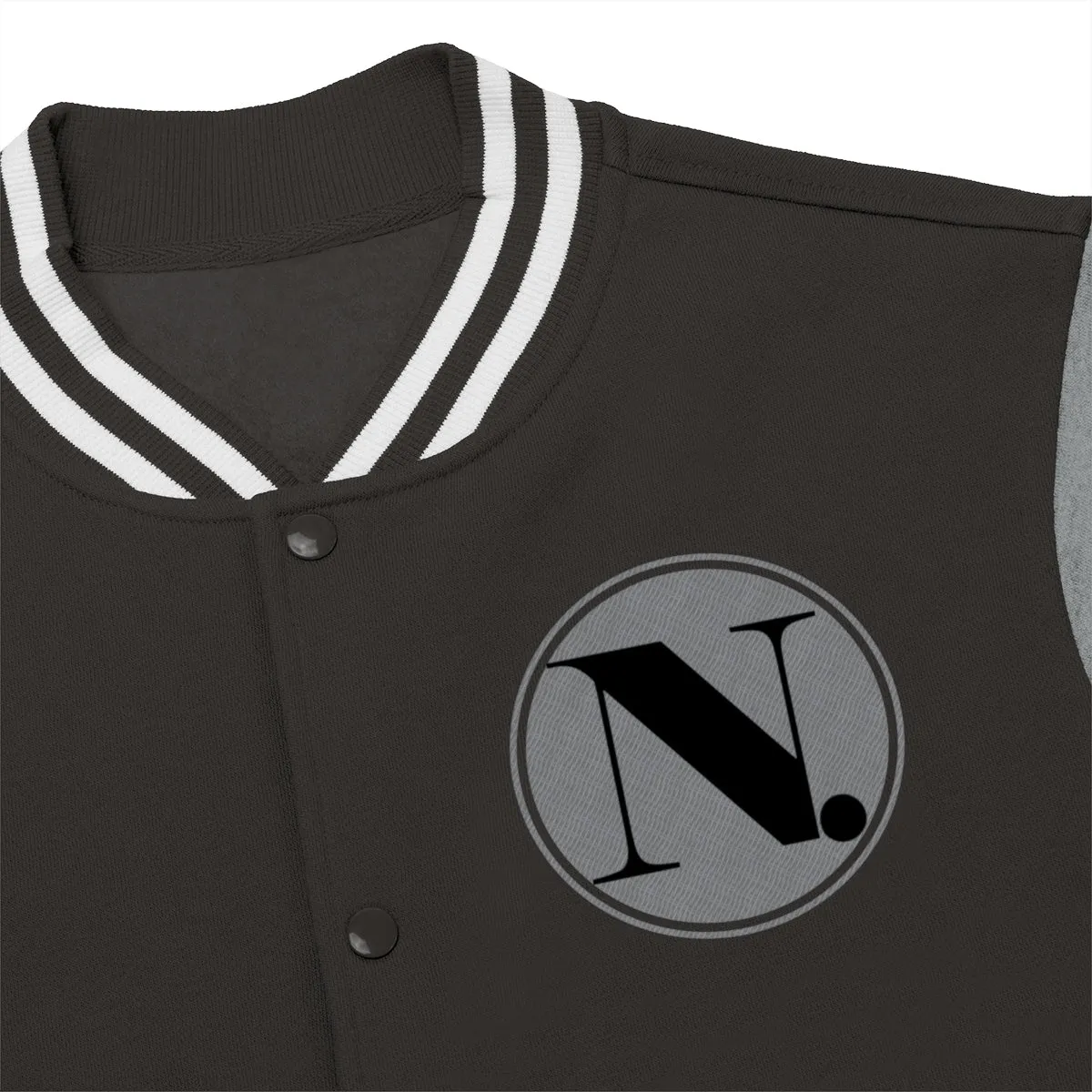 Men's Varsity Jacket (ND) Coin Print Logo
