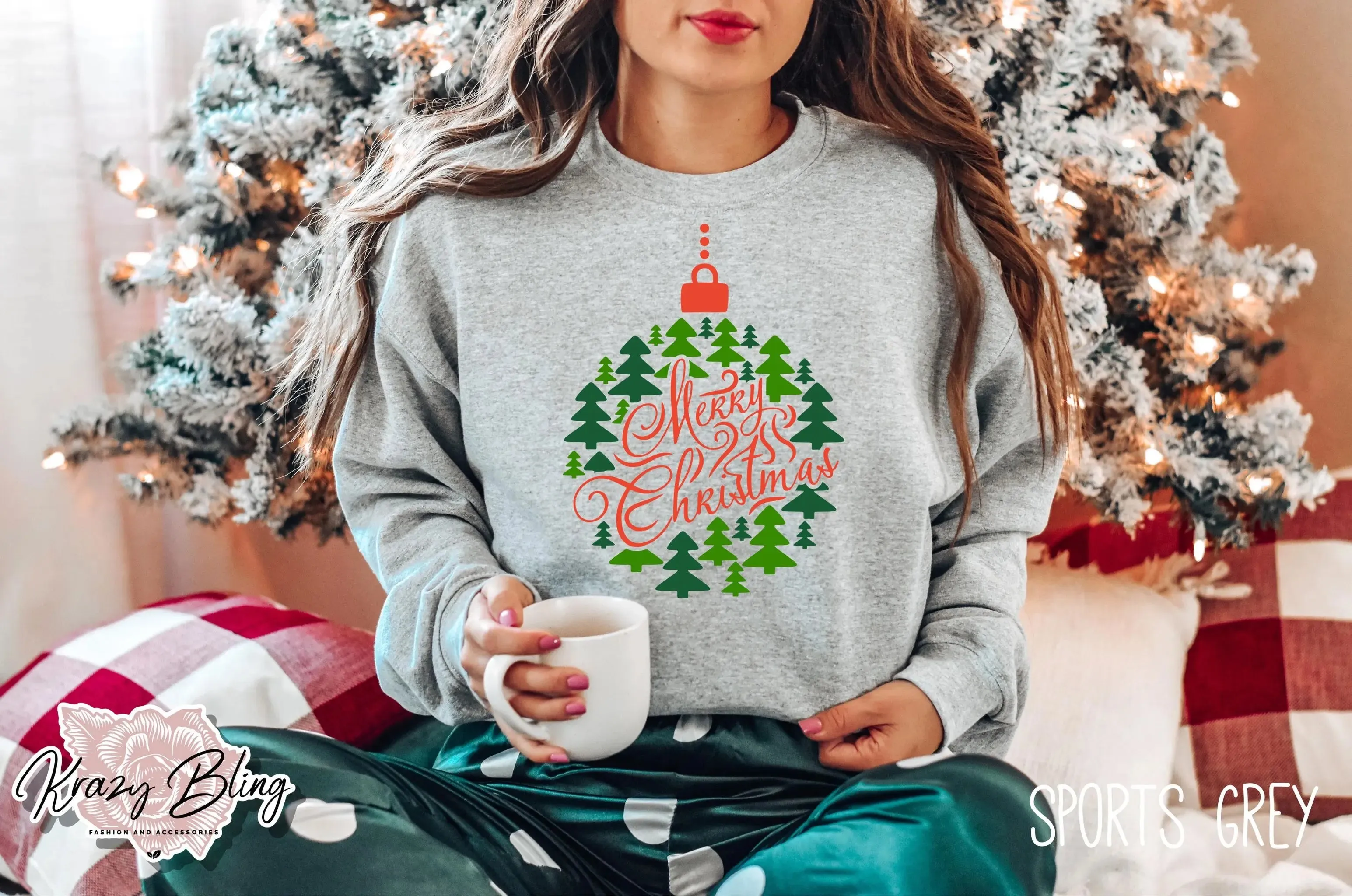Merry Christmas Ornament Sweater