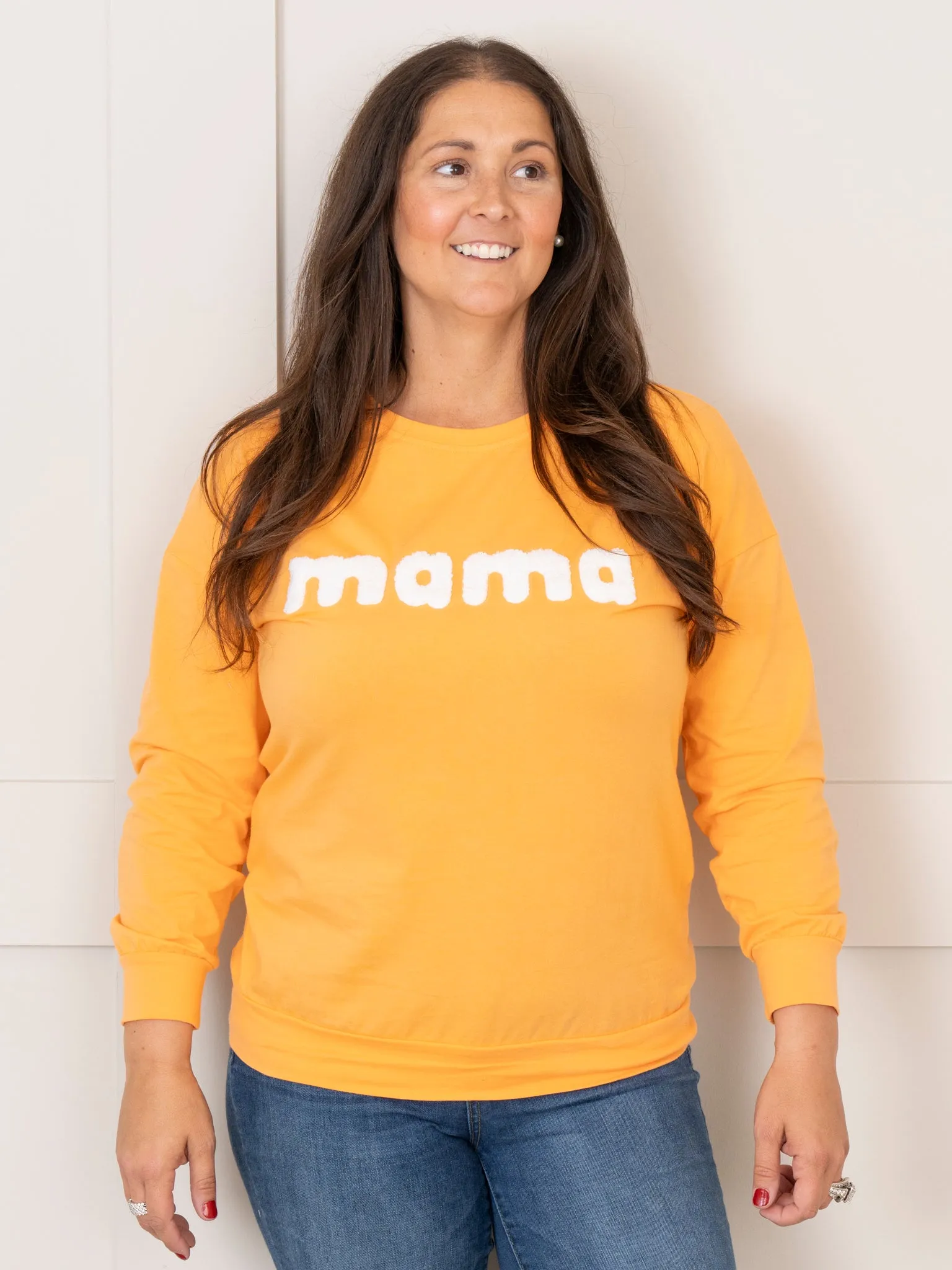 Mom & Me Tangerine "Mama/Mini" Shirt