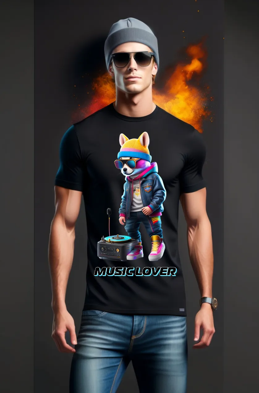 Music Lover Bunny T-Shirts | Grooveman Music
