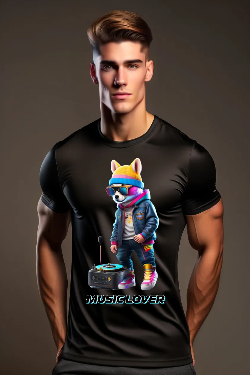 Music Lover Bunny T-Shirts | Grooveman Music