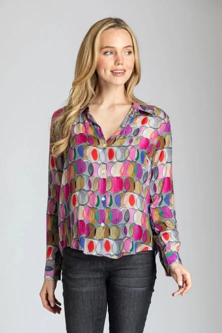 Overlapping Magenta Circles Top