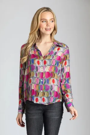 Overlapping Magenta Circles Top