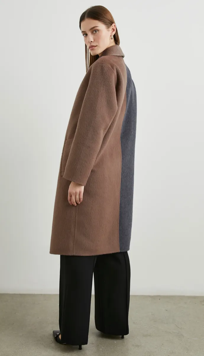 Rails Lore Coat Charcoal Mink Mix