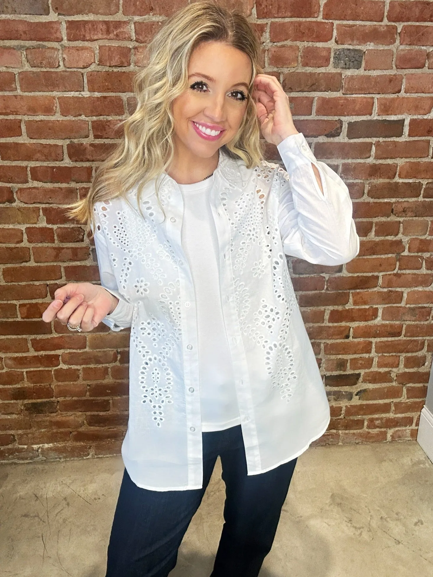 Renuar Subtle Statement Blouse