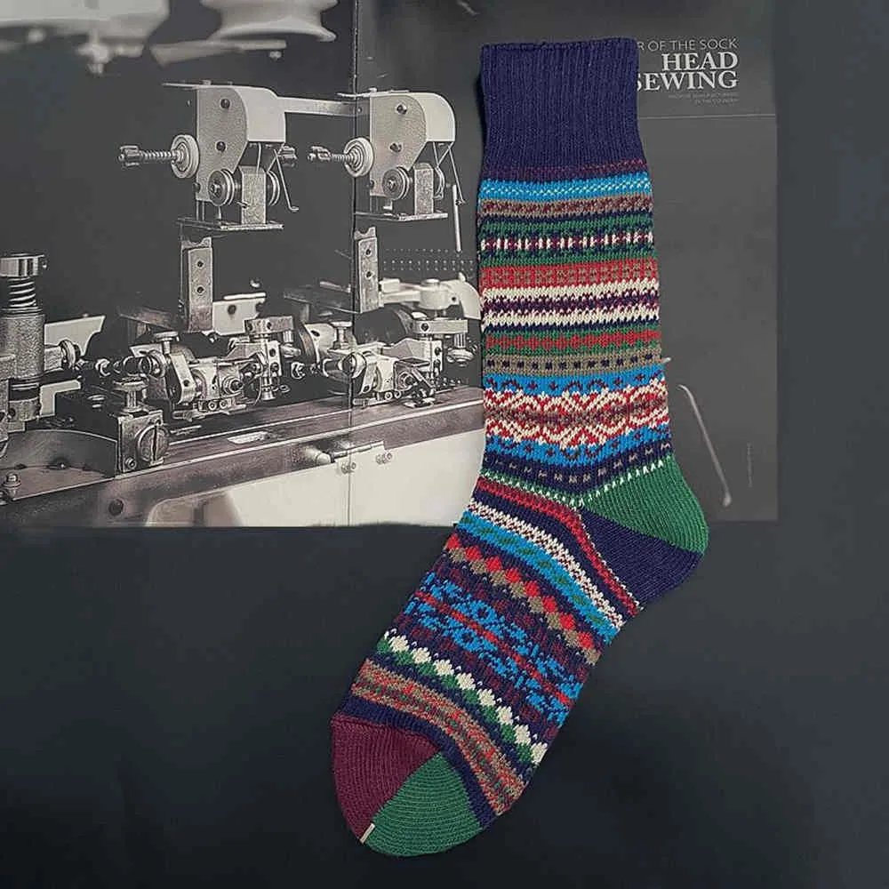 Retro Totem Cozy Socks