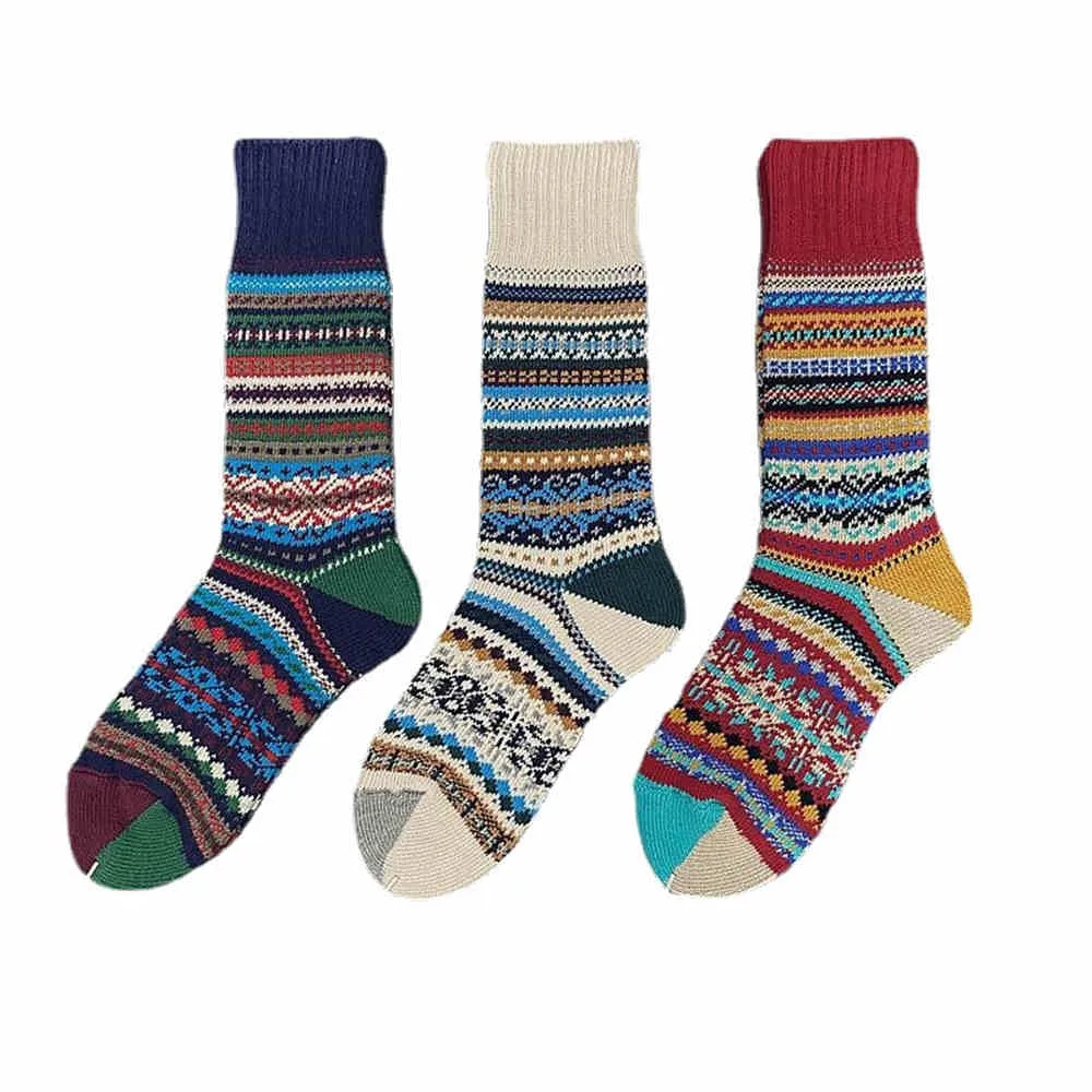 Retro Totem Cozy Socks