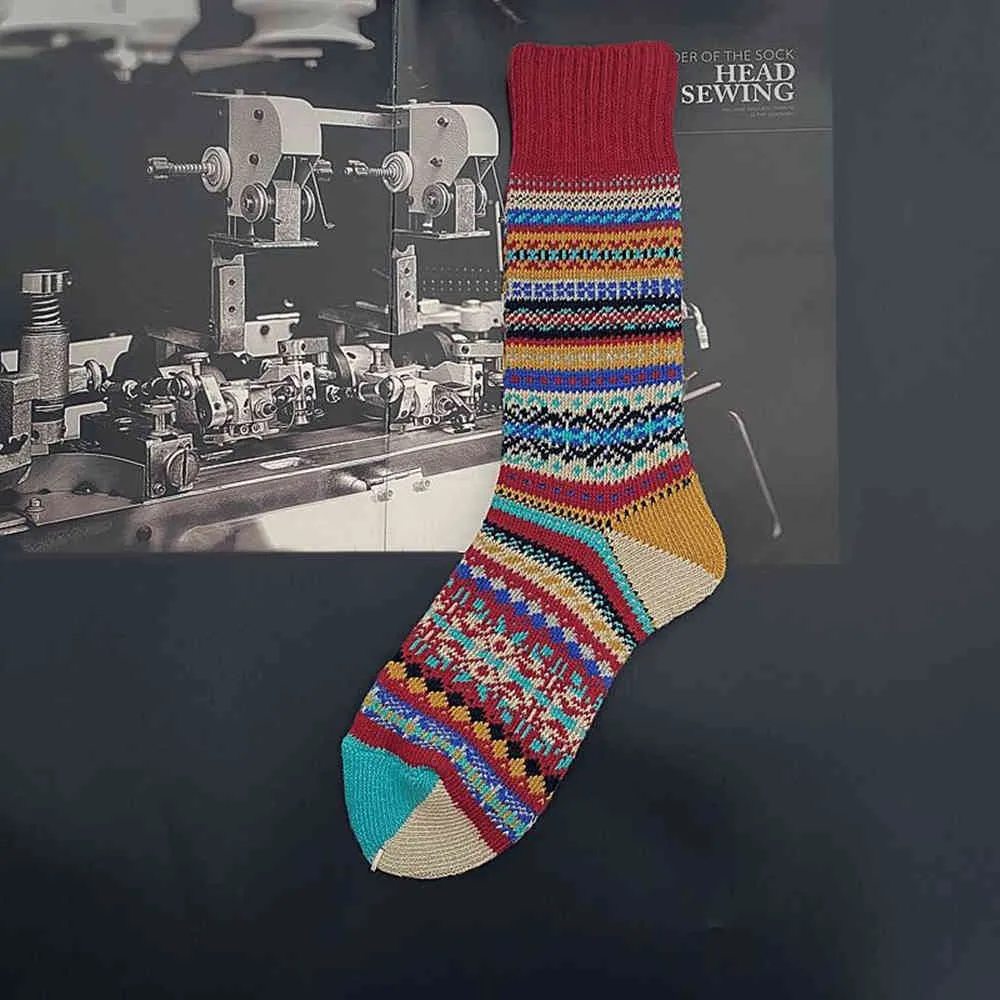 Retro Totem Cozy Socks