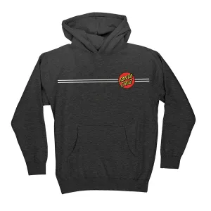 Santa Cruz Classic Dot Youth P/O Hoodie Charcoal Heather