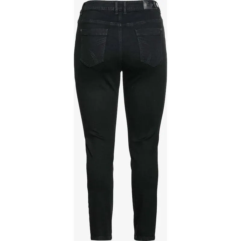 Sheego Skinny Stretch Jeans Black UK 28