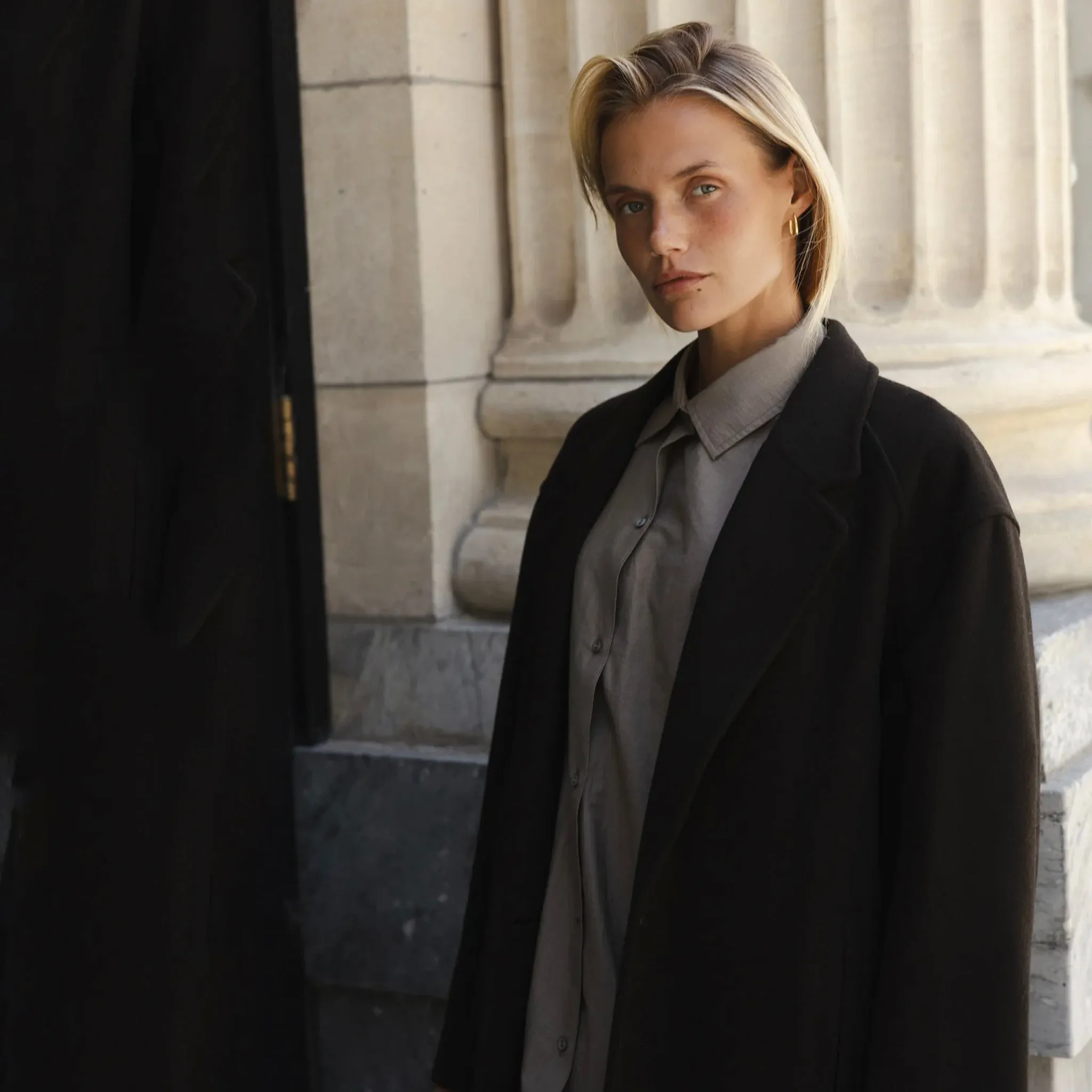 Sophie Classic Coat - Liquorice