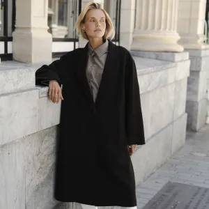 Sophie Classic Coat - Liquorice
