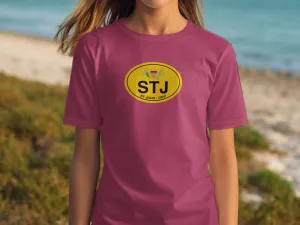 Stylish STJ St John USVI Travel Destination T-Shirts
