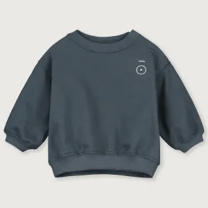 Sweater Dropped Shoulder Baby Blue Grey 10Y