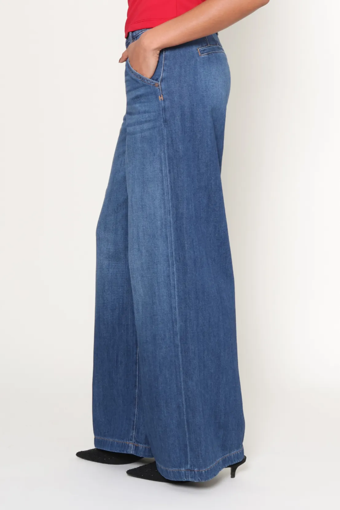 The Dark Nori Trouser Wide Leg
