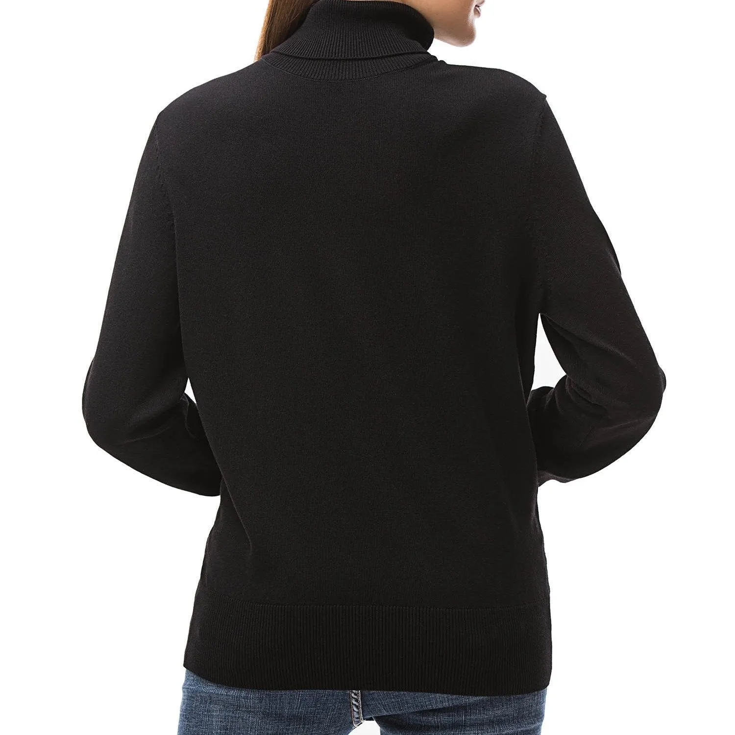 Turtleneck Pullover Sweater for Women