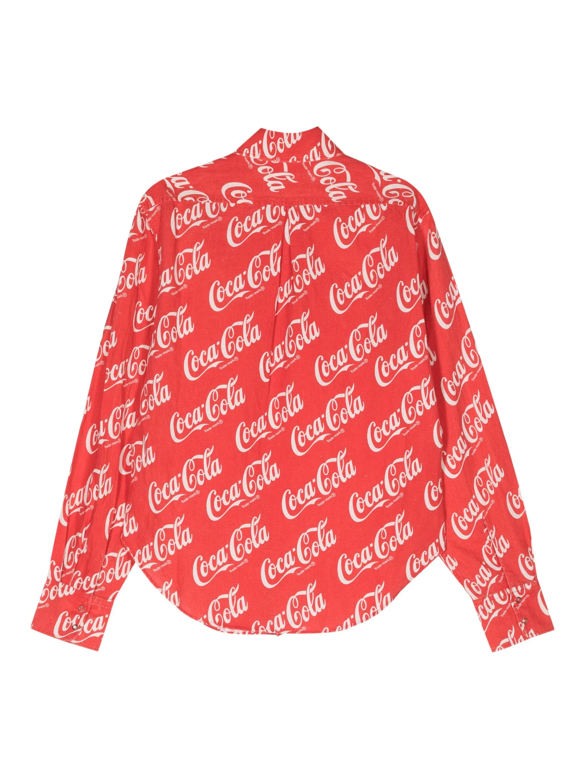 Unisex Printed Button Up Shirt