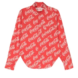 Unisex Printed Button Up Shirt