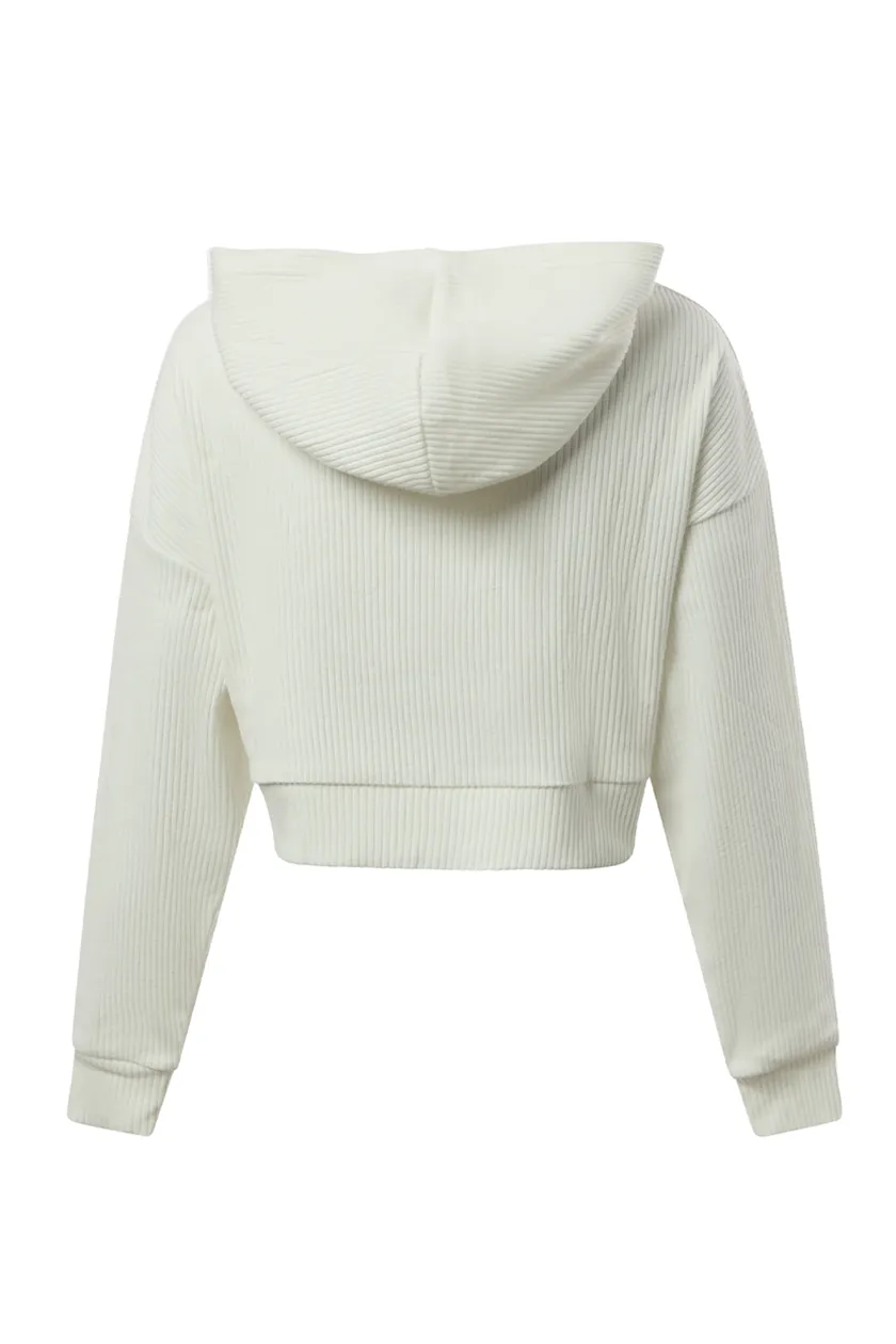 University of Wisconsin Warm-Up Cropped Hoodie