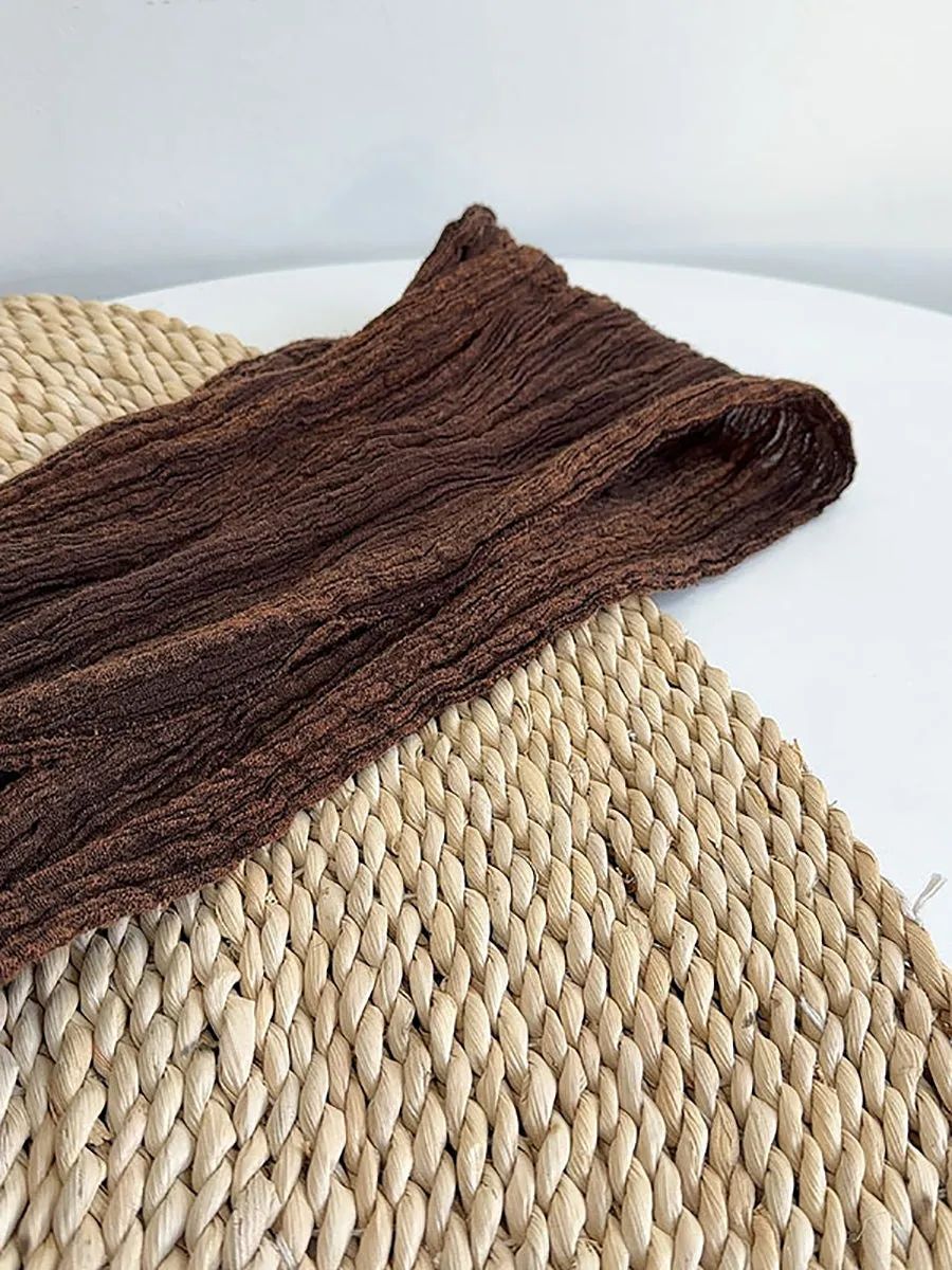 Vintage 100%Linen Soft Warm Scarf