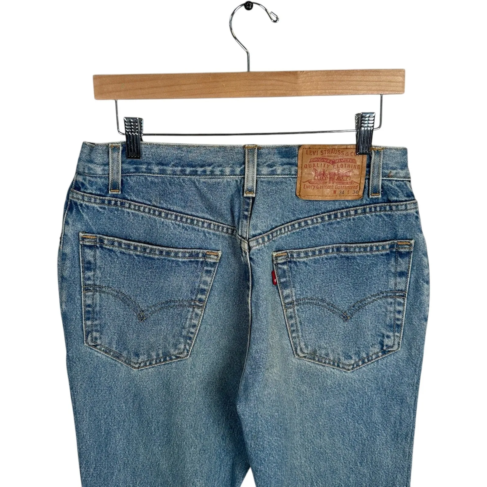 Vintage Levi's Relaxed Straight Leg Jeans 34x34