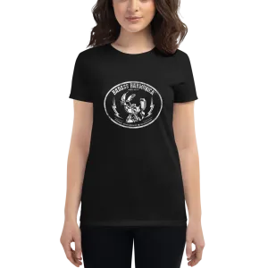 Women's BadAss Harmonica retro logo T-shirt