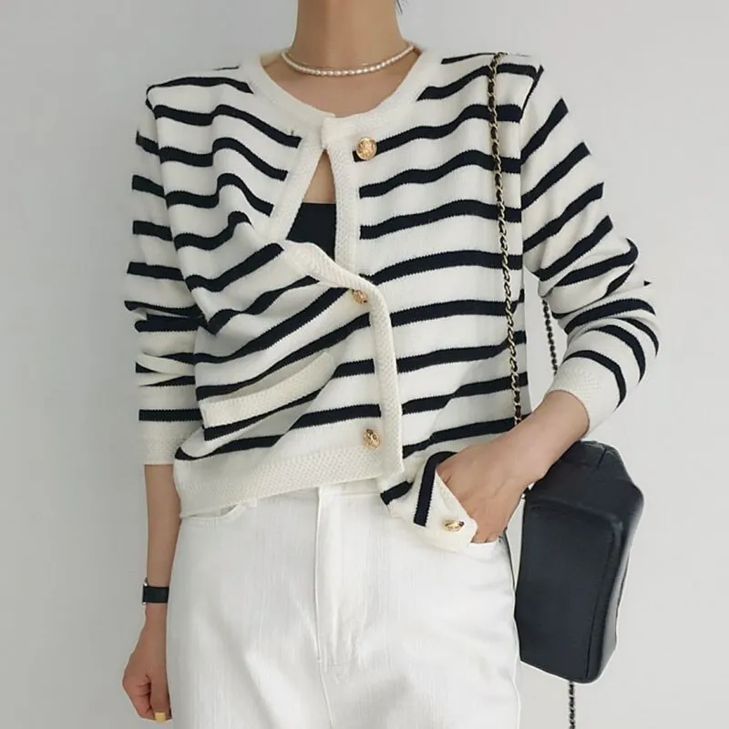 Women's Cardigan Open Front Button Sweaters Knit Outwear