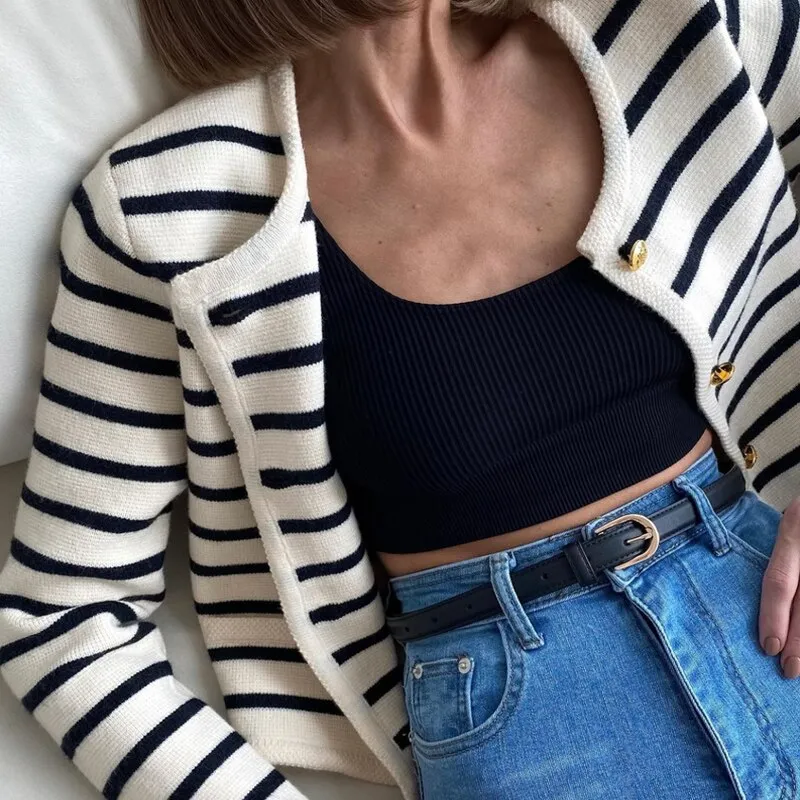 Women's Cardigan Open Front Button Sweaters Knit Outwear