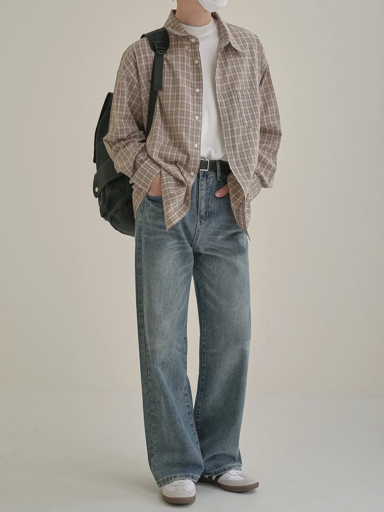 Zhou Washed Comfty Bootcut Jeans